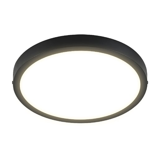 Lámpara de Techo TECNOLITE ANKAA IV Negro 24W Luz cálida
