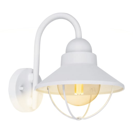 Lámpara de Pared Exterior TECNOLITE AURIGA Blanco 8.5W No incluye foco