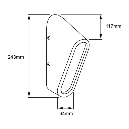 Lámpara de Pared TECNOLITE CEFEO II Negro 9W Luz cálida