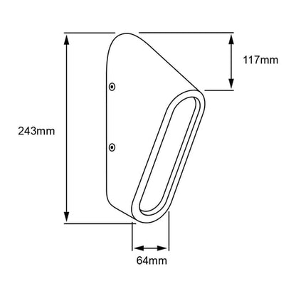 Lámpara de Pared TECNOLITE CEFEO II Negro 9W Luz cálida