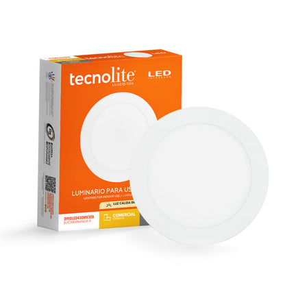 Lámpara Decorativa TECNOLITE BUCARAMANGA X Blanco 9W Luz cálida