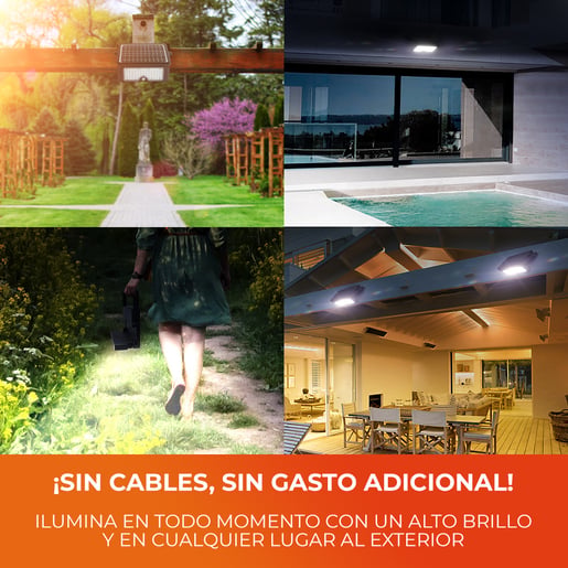 Lámpara Decorativa TECNOLITE GOMEA Negro 10W Blanco frío