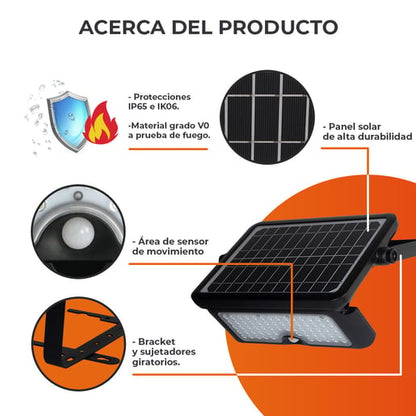 Lámpara Decorativa TECNOLITE GOMEA Negro 10W Blanco frío