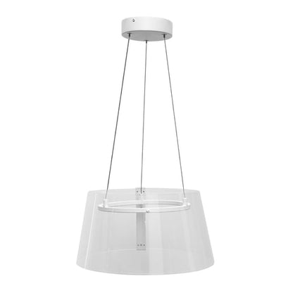 Lámpara Colgante TECNOLITE AKRIL I Plateado 12W Luz cálida