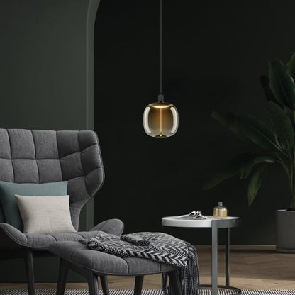 Lámpara Colgante TECNOLITE FUMATURA IV Humo 12W Luz cálida