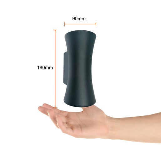 Lámpara Decorativa TECNOLITE FANG Negro 12W Luz cálida