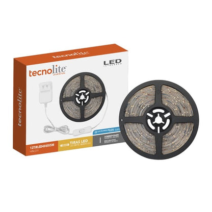 Lámpara Decorativa TECNOLITE HALO I Blanco/Transparente  12W Luz neutra
