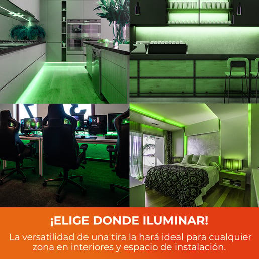 Lámpara Decorativa TECNOLITE HALO VE Blanco/Transparente  12W Verde
