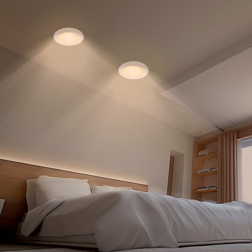 Lámpara Empotrable de Techo TECNOLITE BUCARAMANGA VII Blanco 12W Luz cálida