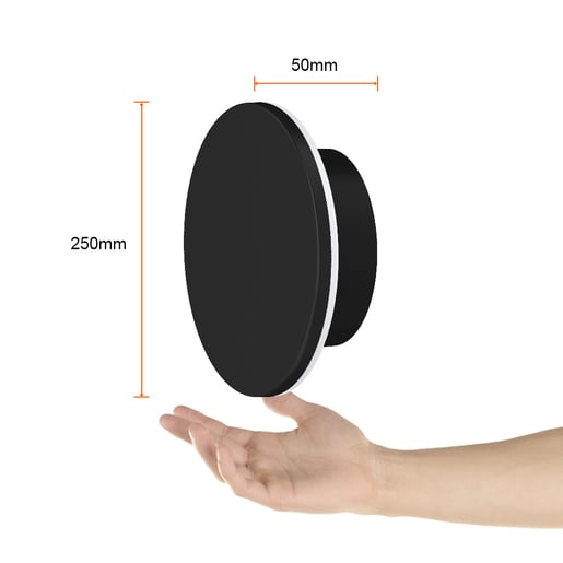 Lámpara de Pared TECNOLITE MOORE Negro 15W CCT