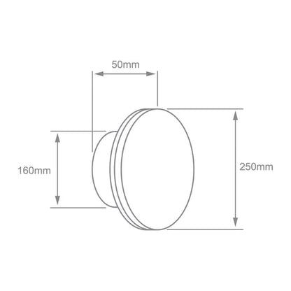 Lámpara de Pared TECNOLITE MOORE Negro 15W CCT