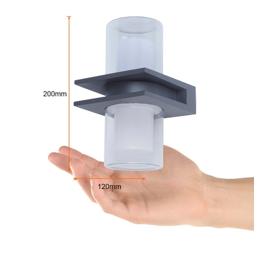 Lámpara Decorativa TECNOLITE CHORT Gris 16.5W Luz cálida