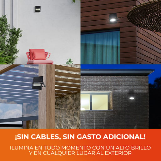 Lámpara Decorativa TECNOLITE JOHAN Negro 16W Blanco frío
