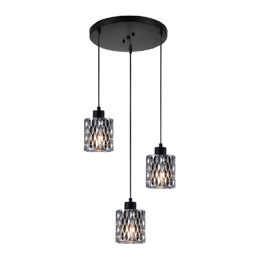 Lámpara Decorativa TECNOLITE AURORA II Negro 25.5W No incluye foco