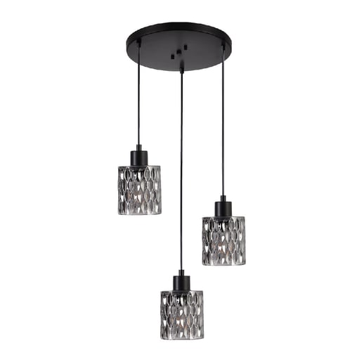 Lámpara Decorativa TECNOLITE AURORA II Negro 25.5W No incluye foco