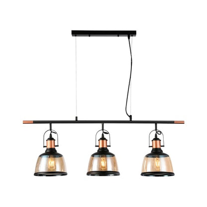 Lámpara Decorativa TECNOLITE COLUMBA II Negro/Dorado 25.5W No incluye foco