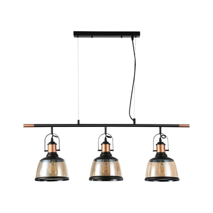 Lámpara Decorativa TECNOLITE COLUMBA II Negro/Dorado 25.5W No incluye foco
