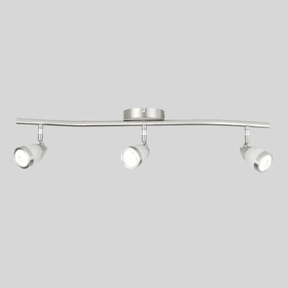 Lámpara Spot Triple TECNOLITE BEJAR II Plateado 18W No incluye foco
