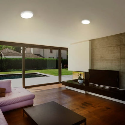 Lámpara de Techo TECNOLITE ANKAA III Blanco 18W Luz cálida