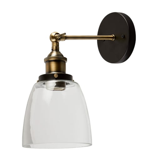 Lámpara de Pared TECNOLITE MAIA I Bronce 8.5W No incluye foco