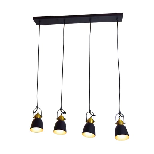 Lámpara Decorativa TECNOLITE RAN II Negro 34W No incluye foco