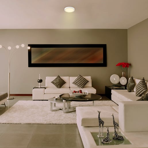 Lámpara de Techo TECNOLITE ANKAA IV Blanco 24W Luz cálida
