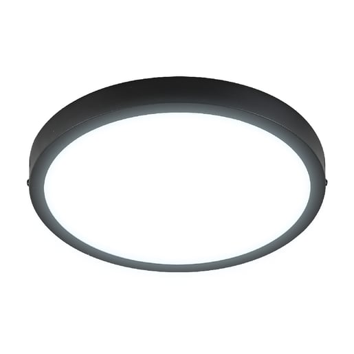 Lámpara de Techo TECNOLITE ANKAA IV Negro 24W Blanco frío
