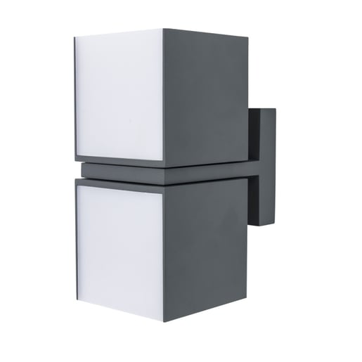 Lámpara de Pared Exterior TECNOLITE FURUD Gris 27W Luz cálida