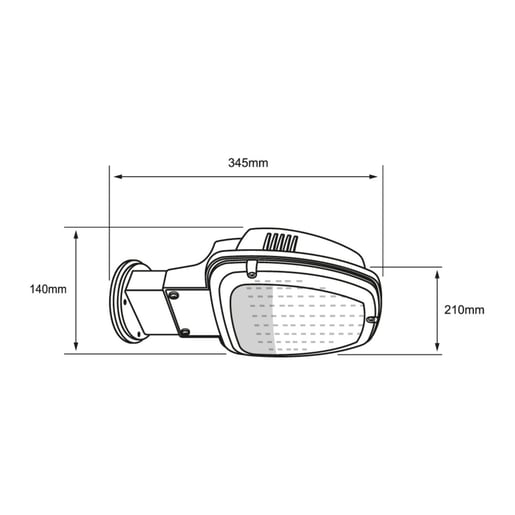 Lámpara Decorativa TECNOLITE INTERCRUS Blanco 30W Blanco frío