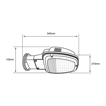 Lámpara Decorativa TECNOLITE INTERCRUS Blanco 30W Blanco frío