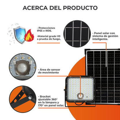 Lámpara Decorativa TECNOLITE INTAN II Negro 30W Luz cálida y Blanco frío