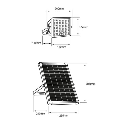 Lámpara Decorativa TECNOLITE INTAN II Negro 30W Luz cálida y Blanco frío