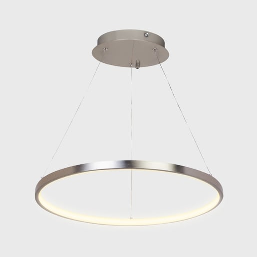 Lámpara Colgante LED TECNOLITE KAITOS Plateado 32W Luz cálida