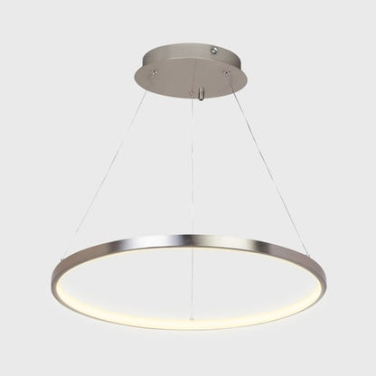 Lámpara Colgante LED TECNOLITE KAITOS Plateado 32W Luz cálida