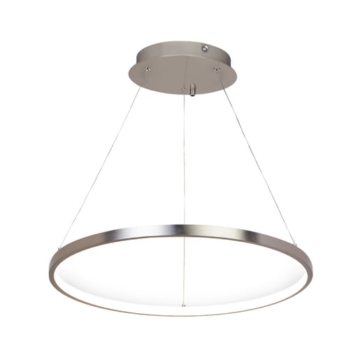 Lámpara Colgante LED TECNOLITE KAITOS Plateado 32W Luz cálida