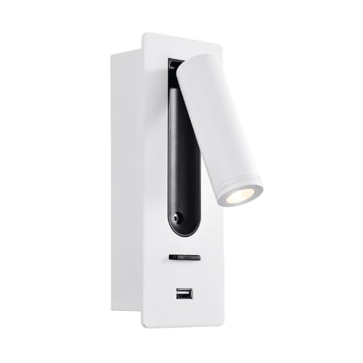 Lámpara de Cabecera TECNOLITE LECTIO Blanco 3.5W Luz cálida