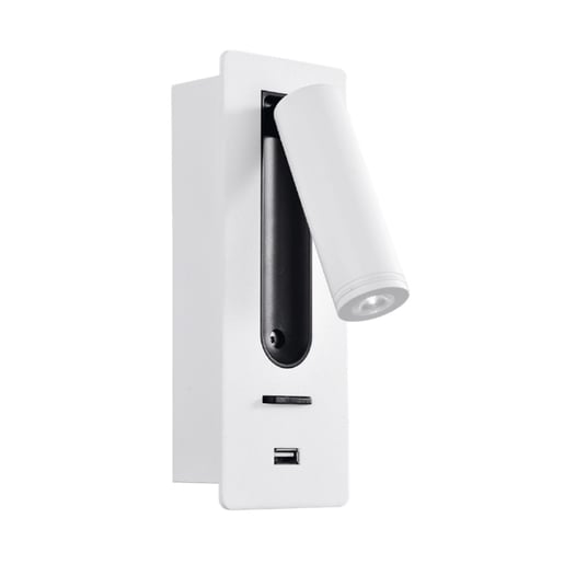 Lámpara de Cabecera TECNOLITE LECTIO Blanco 3.5W Luz cálida