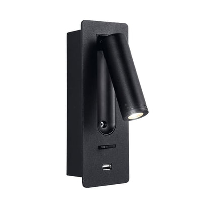 Lámpara de Noche TECNOLITE LECTIO Negro 3.5W Luz cálida