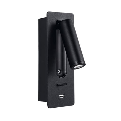 Lámpara de Noche TECNOLITE LECTIO Negro 3.5W Luz cálida