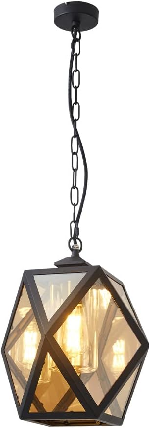 Lámpara Decorativa TECNOLITE ALTER II Negro/Ambar 8.5W No incluye foco