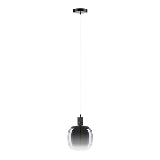 Lámpara Colgante TECNOLITE FUMATURA I Humo 4.5W Luz cálida