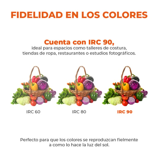 Foco Tubo LED TECNOLITE Blanco/Transparente  5W Ambar