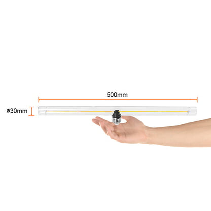 Foco Tubo LED TECNOLITE Blanco/Transparente  5W Ambar