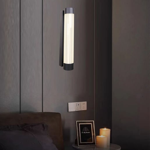 Lámpara de Pared TECNOLITE AZELFA Negro 5W Luz cálida