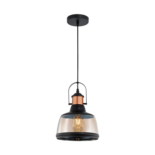 Lámpara Decorativa TECNOLITE COLUMBA I Negro/Dorado 8.5W No incluye foco