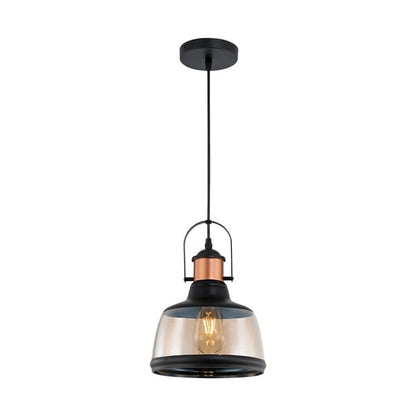 Lámpara Decorativa TECNOLITE COLUMBA I Negro/Dorado 8.5W No incluye foco