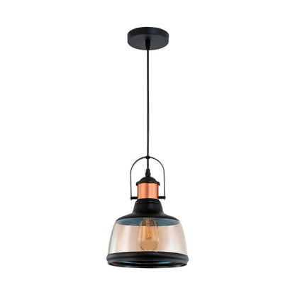 Lámpara Decorativa TECNOLITE COLUMBA I Negro/Dorado 8.5W No incluye foco