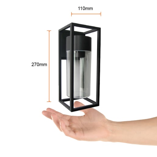 Lámpara de Pared TECNOLITE VEGA Negro 60W No incluye foco