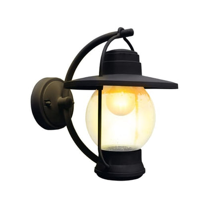 Lámpara de Pared Exterior TECNOLITE AQUARIUS Negro 8.5W No incluye foco