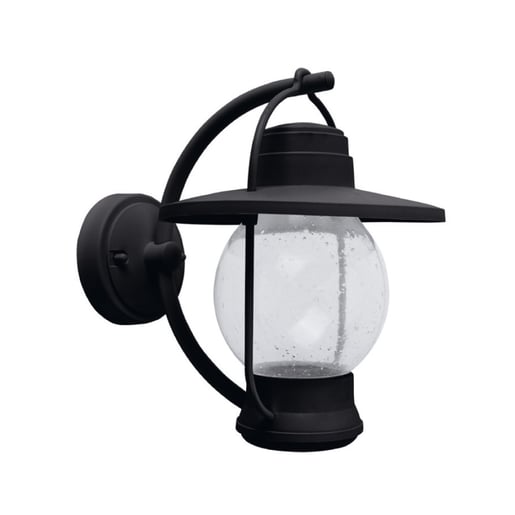 Lámpara de Pared Exterior TECNOLITE AQUARIUS Negro 8.5W No incluye foco